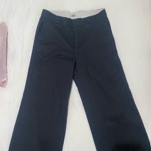 Women's Regular Fit Wide Leg Work Pants